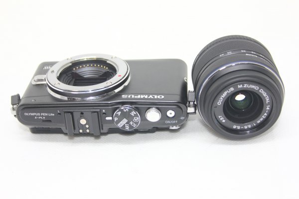 OLYMPUS ミラーレス一眼 PEN Lite E-PL5 レンズキット ブラック E-PL5 LKIT BLK #3345-194の画像5