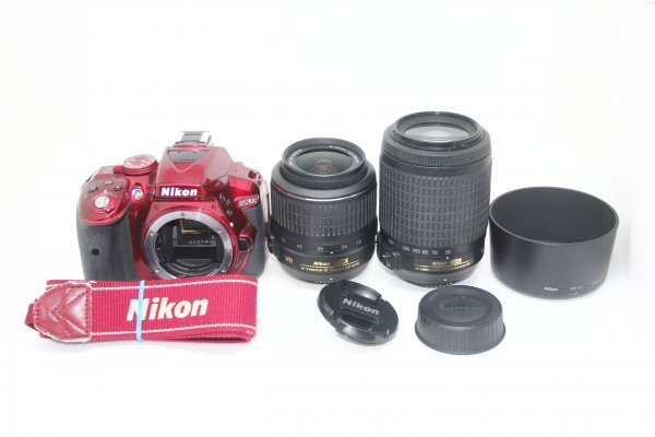 Nikon デジタル一眼レフカメラ D5300 ダブルレンズセット レッド #3345-201の画像1