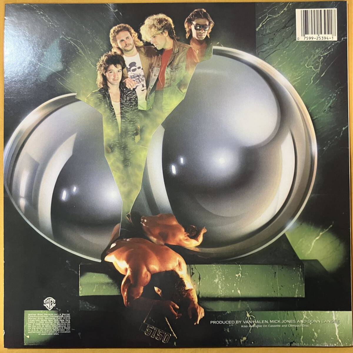 US盤 ヴァン・ヘイレン Van Halen / 5150 25394-1 EVH LP レコード アナログ盤_画像4