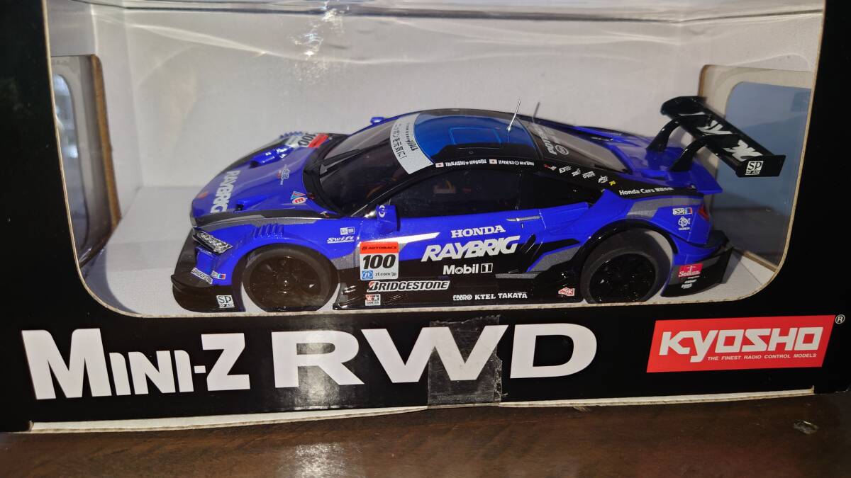 京商 Mini-Z ミニッツ RWDシリーズ レディセット レイブリック NSX Concept-GT 2014 32350RG 中古美品 ジャイロユニット付き_画像2