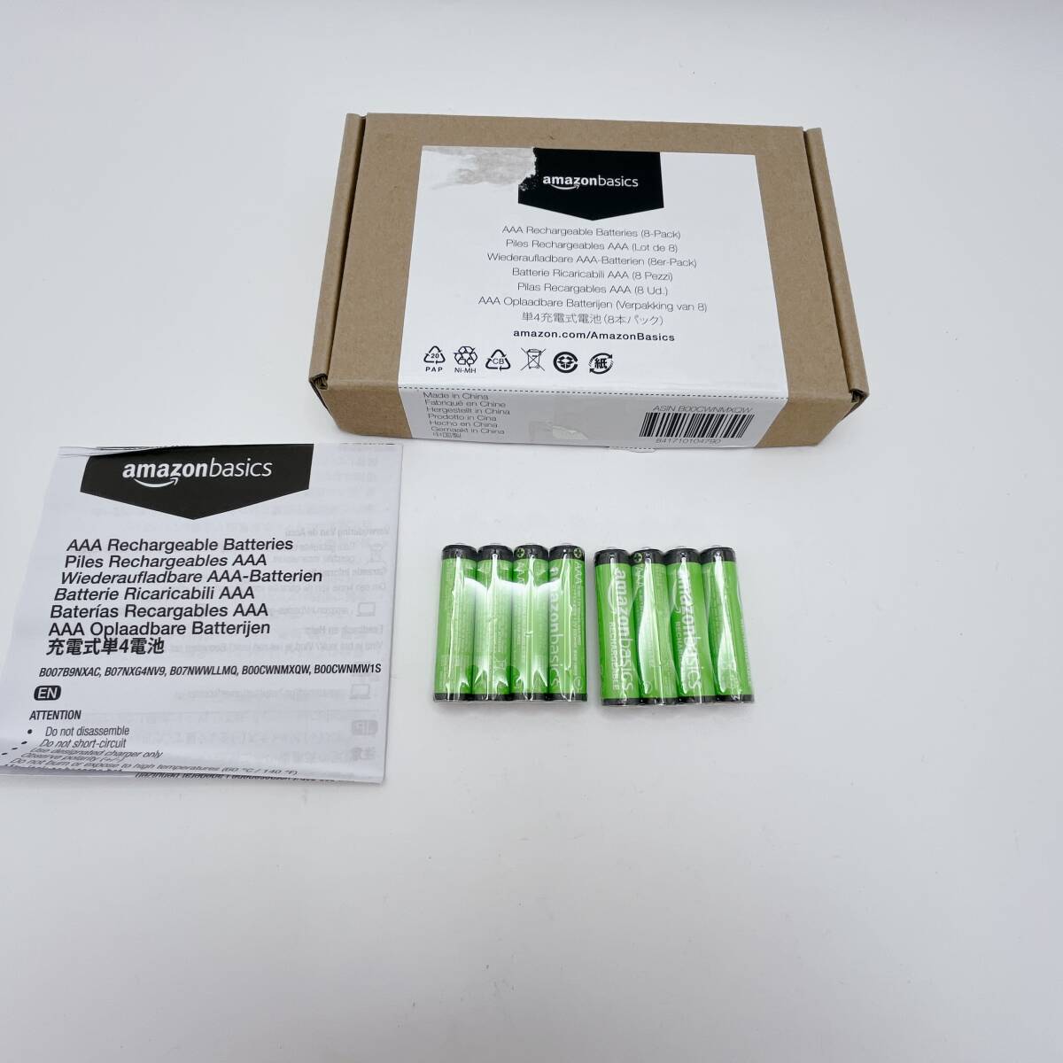 Amazonベーシック 充電池 充電式ニッケル水素電池 単4形8個セット (OI0511)の画像1