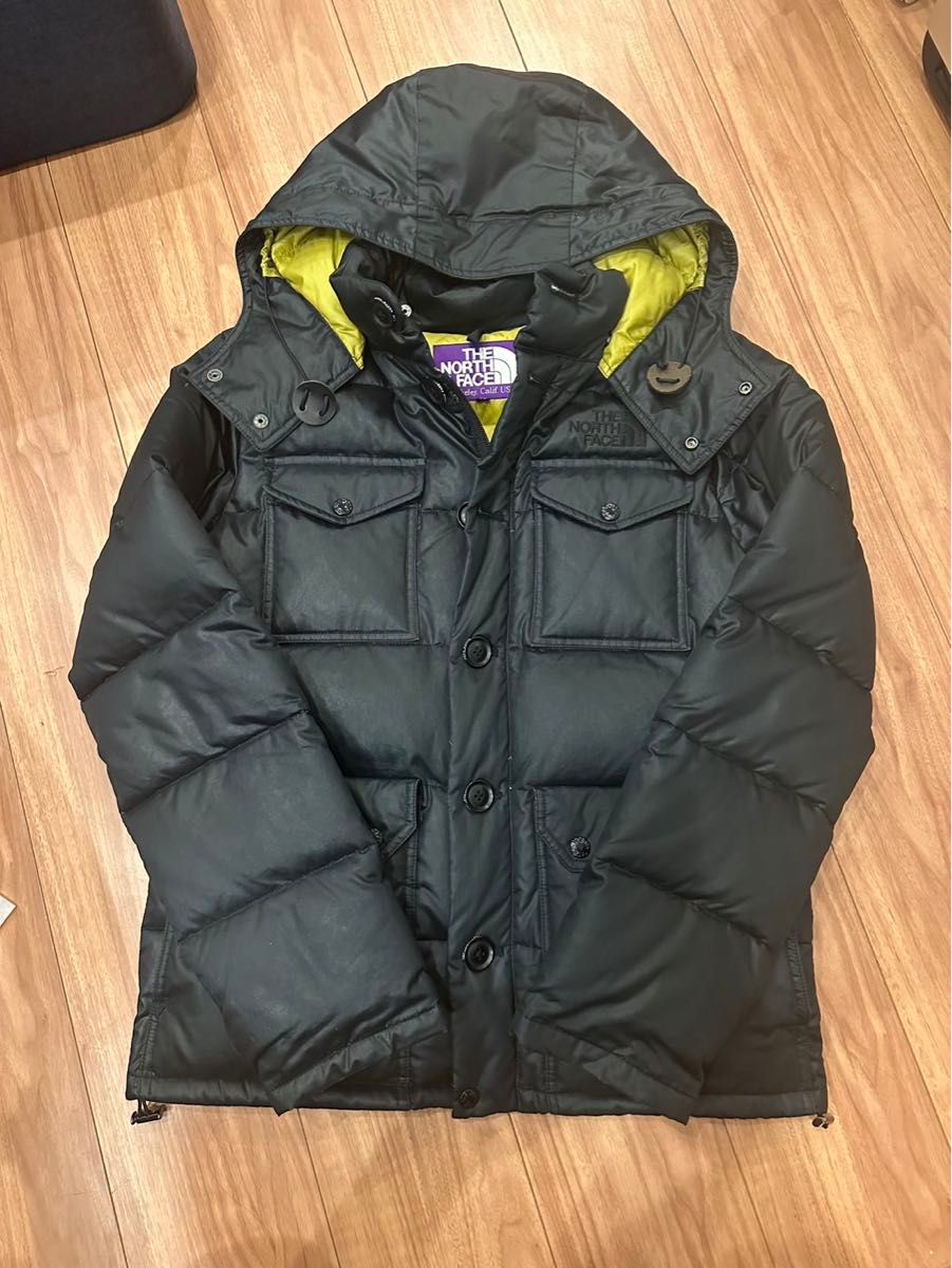 ダウンジャケット THE NORTH FACE PURPLE LABEL ノースフェイス ブラック 黒 Mサイズ 古着