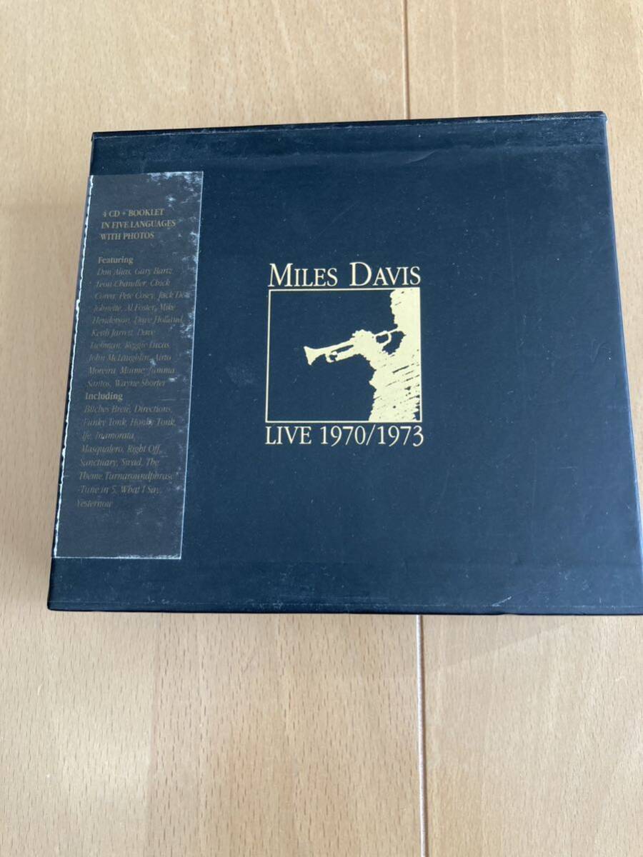 MILES DAVIS LIVE1970/1973 CD4枚組 日本語ブック付きCDの画像1