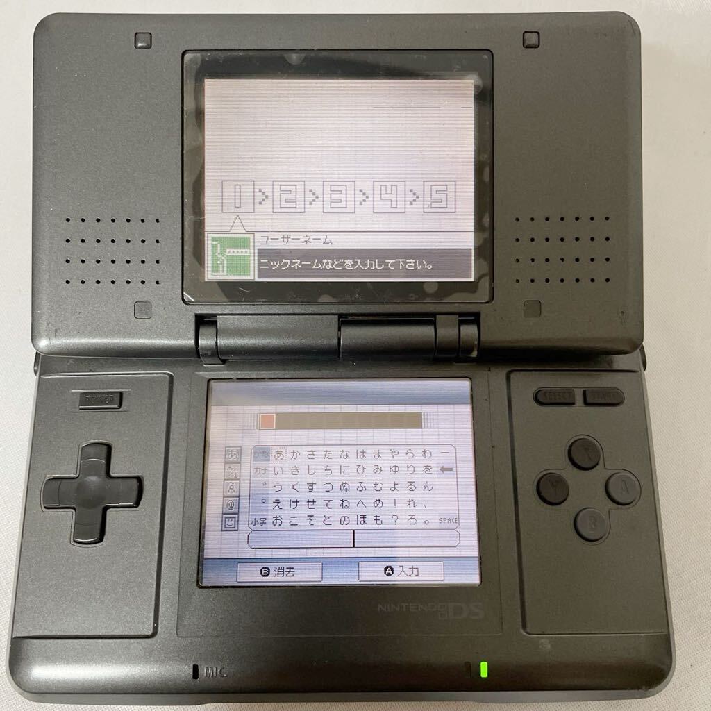 【動作品】任天堂 Nintendo ゲーム機 初代 DS ニンテンドーDS グレー 本体のみ 保管品_画像2