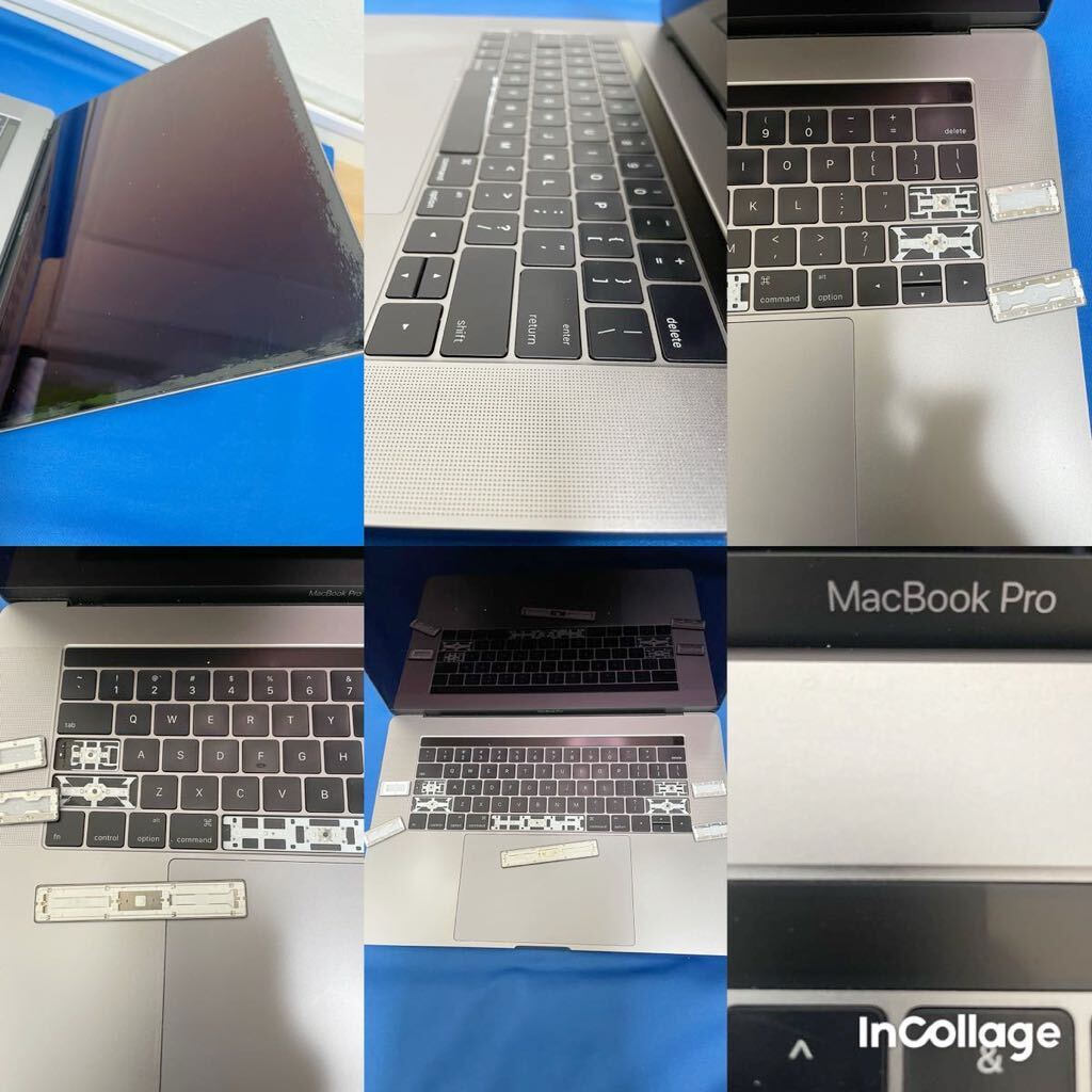 Apple ノートパソコン マックブック ノートPC Macbook Pro A1707 シルバー 未確認 ジャンク品_画像10