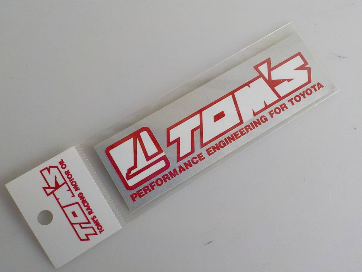 旧車 TOM’S ステッカー 昭和 レトロ オートアクセサリーの画像2