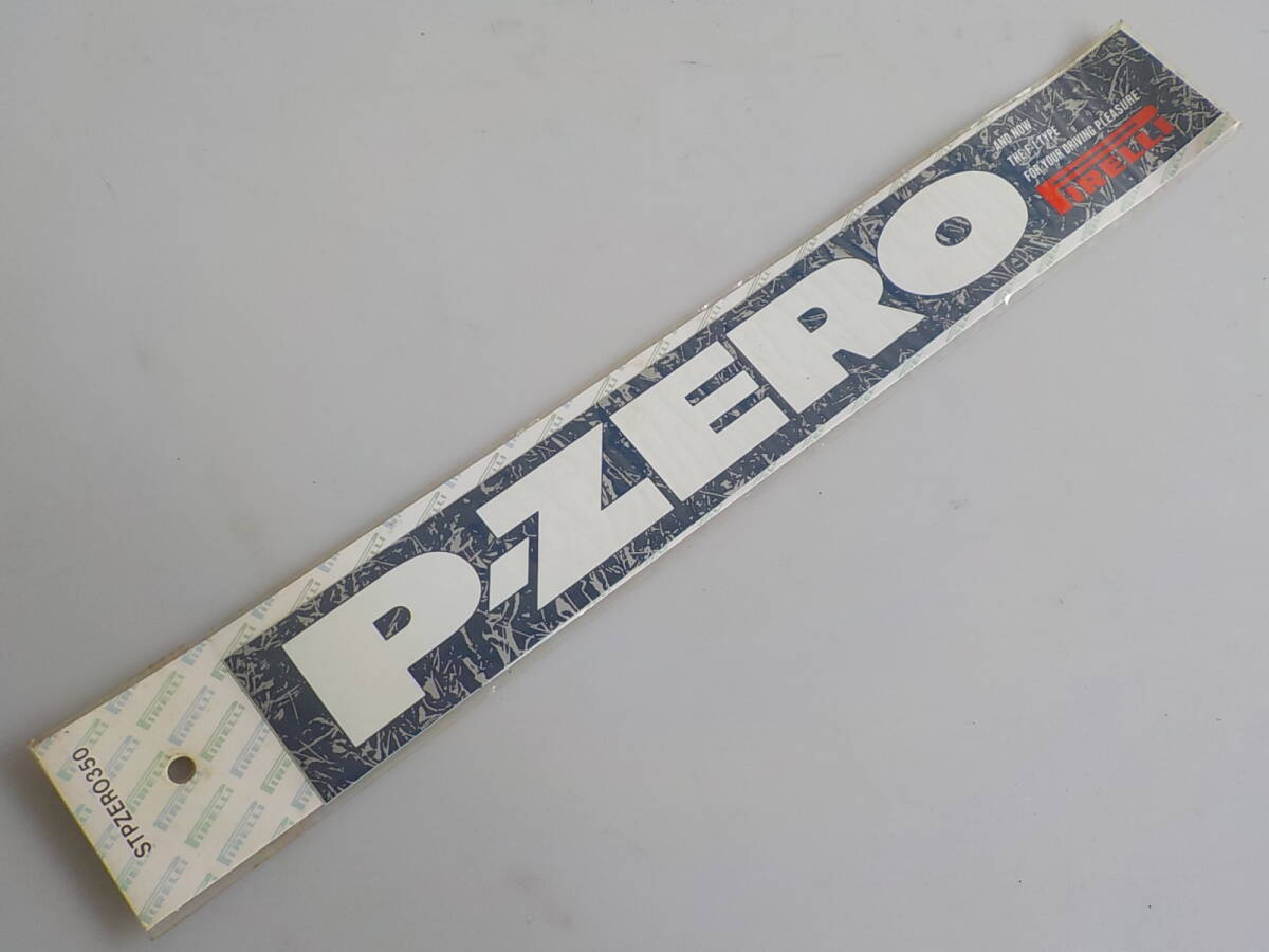 旧車 PIRELLI P-ZERO ピレリー ステッカー 昭和 レトロ オートアクセサリーの画像1