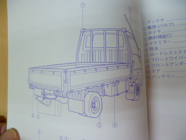 *6080* Mazda MAZDA Bongo truck BONGO owner manual 2010 year 7 month issue *