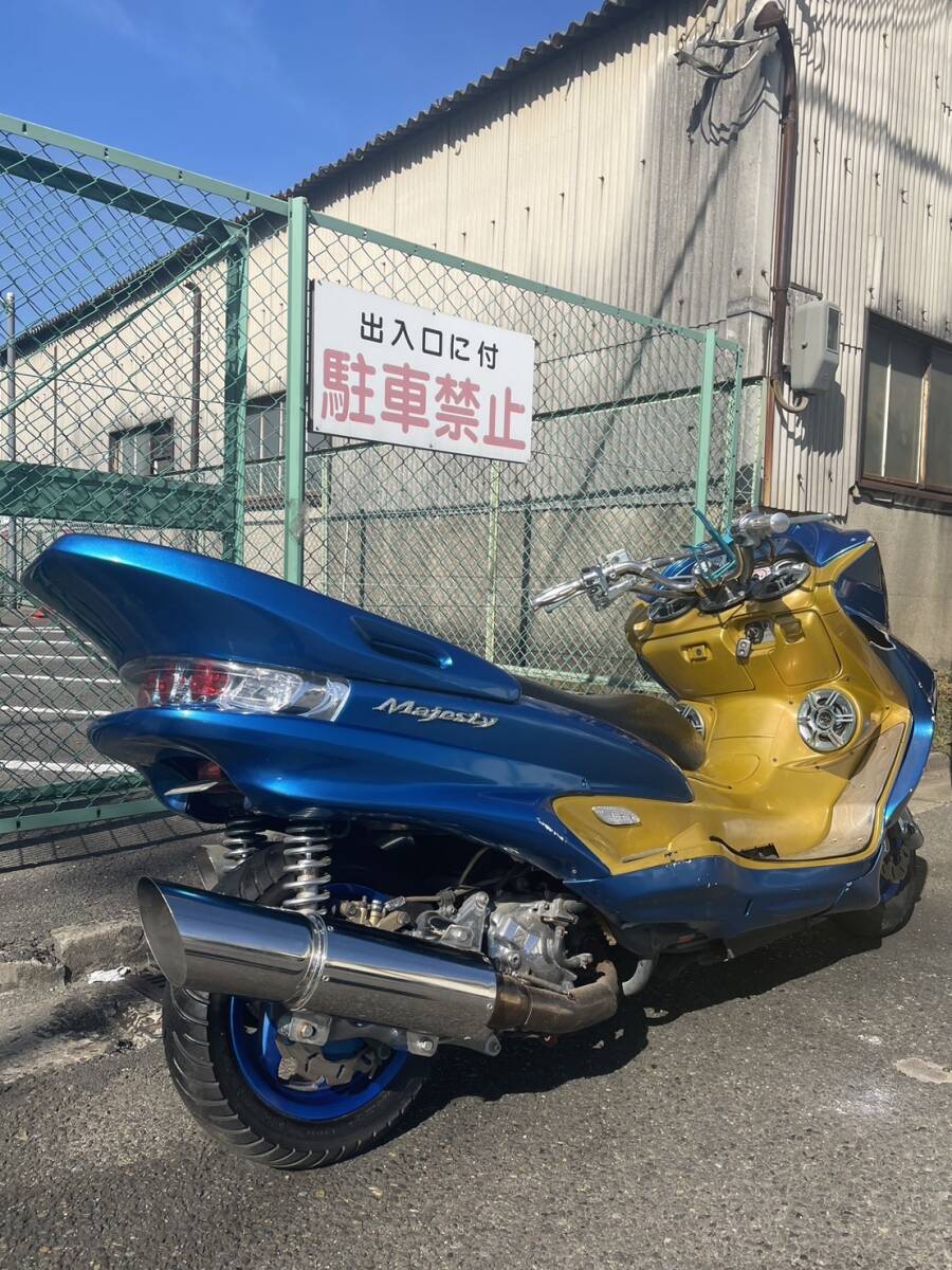 ヤマハ マジェスティ250C SG03J 11790㎞ エンジン実働 250㏄ 通勤・通学などに 書類あり 大阪より 売り切り スカイウェブの画像6