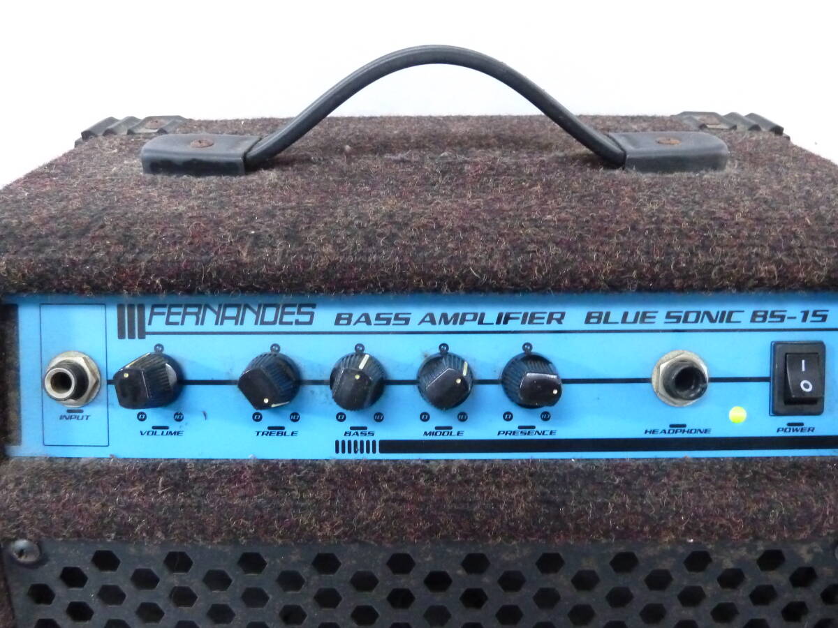 # FERNANDES BASS AMPLIFIER BLUE SONIC フェルナンデス ベースアンプ ブルーソニック BS-15 _画像4