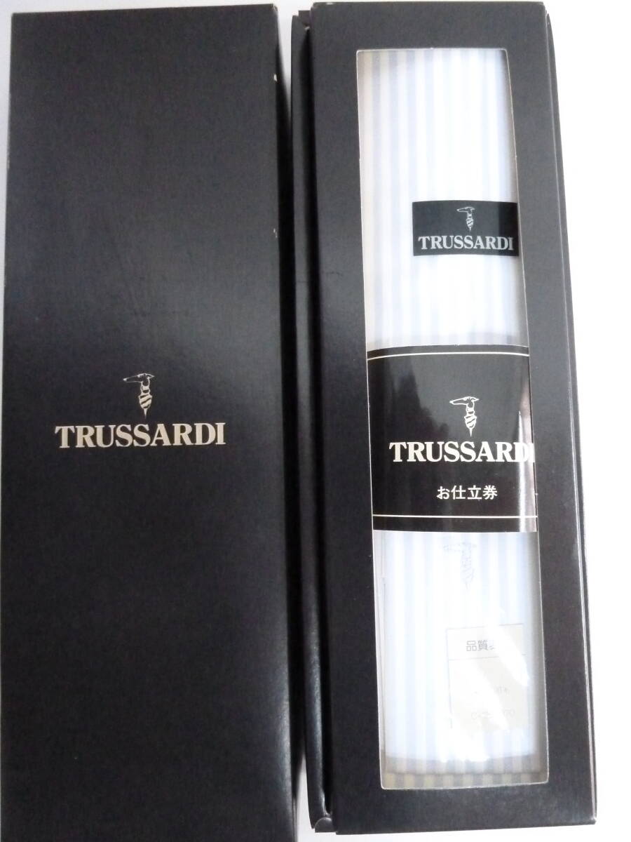 # TRUSSARDI トラサルディ ワイシャツ 生地 大丸 お仕立て券（期限切れ）綿100% オーダーメイド Yシャツ_画像1