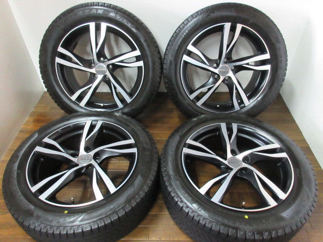 【送料無料・税込み】MAK STOCKHOLM 18in7.5J+50 5穴PCD108 BS BLIZZAK VRX3 215/55R18 V60 クロスカントリー_画像1