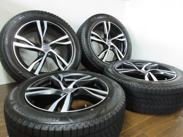 【送料無料・税込み】MAK STOCKHOLM 18in7.5J+50 5穴PCD108 BS BLIZZAK VRX3 215/55R18 V60 クロスカントリー_画像2