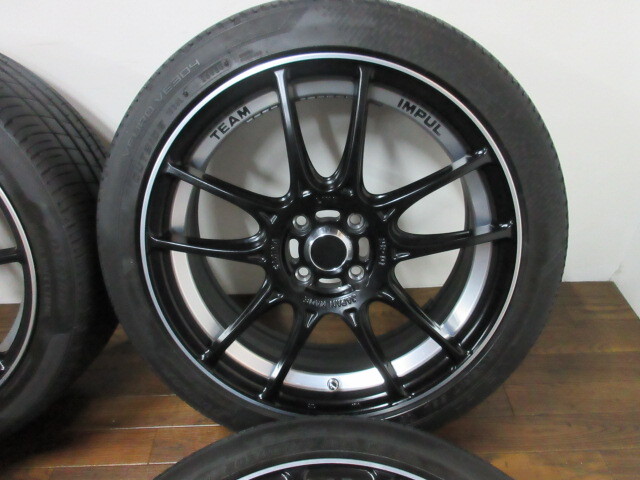 【送料無料・税込み】IMPUL NR-01 17in6.5J+48 4穴PCD100 DL VEURO VE304 205/45R17 キューブ/ノート_画像3