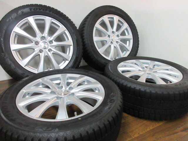 【送料無料・税込み】Weds ジョーカー JS 17in7J+48 5穴PCD114.3 TOYO OBSERVE GIZ2 225/55R17 アテンザ/10系 アルファード_画像6