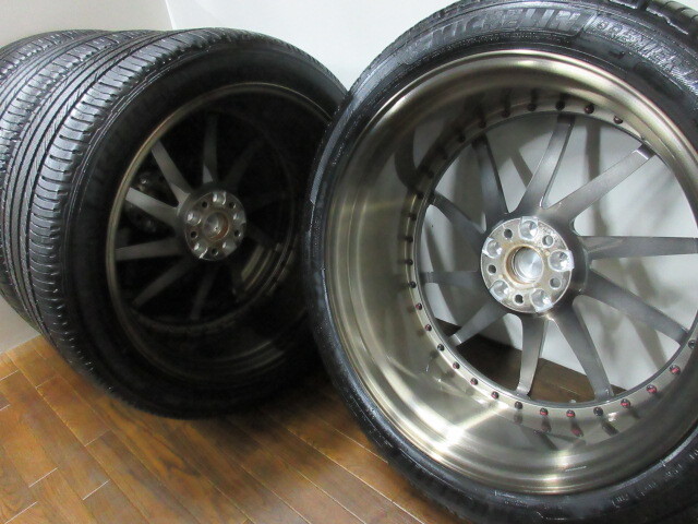 【送料無料・税込み】2ピース鍛造！BC FORGED HCA210S 22in9J+30 5穴PCD114.3 MI プレミア LTX 265/40R22 レクサス RX/ハリアーにも_画像9