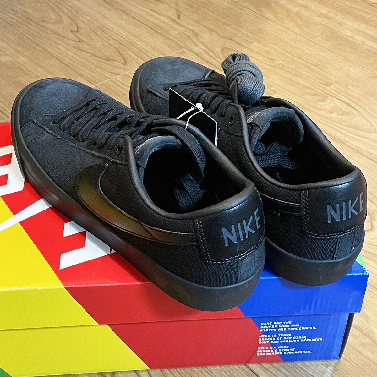 新品　NIKE SB 27　ZOOM BLAZER LOW PRO GT ズームブレーザー　黒　ナイキ　エスビー　スケボー　スケシュー　ブレザー　ブラック_画像4