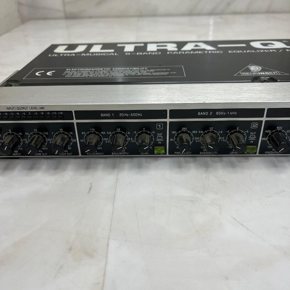 =OG= BEHRINGER Behringer palaikoULTRA-Q PRO PEQ2200pa lame Trick equalizer compressor =B-240322