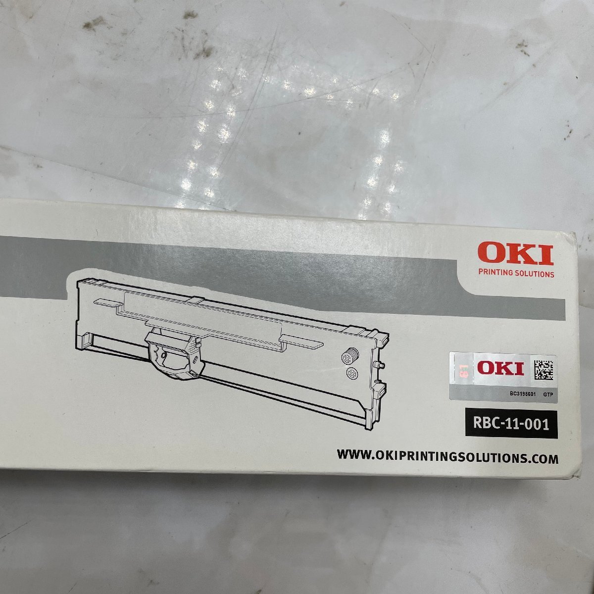 ♭M♭ 沖データ OKI リボンカートリッジ 3点セット RBC-11-001 新品 未使用品 まとめ売り ♭J-240356の画像6