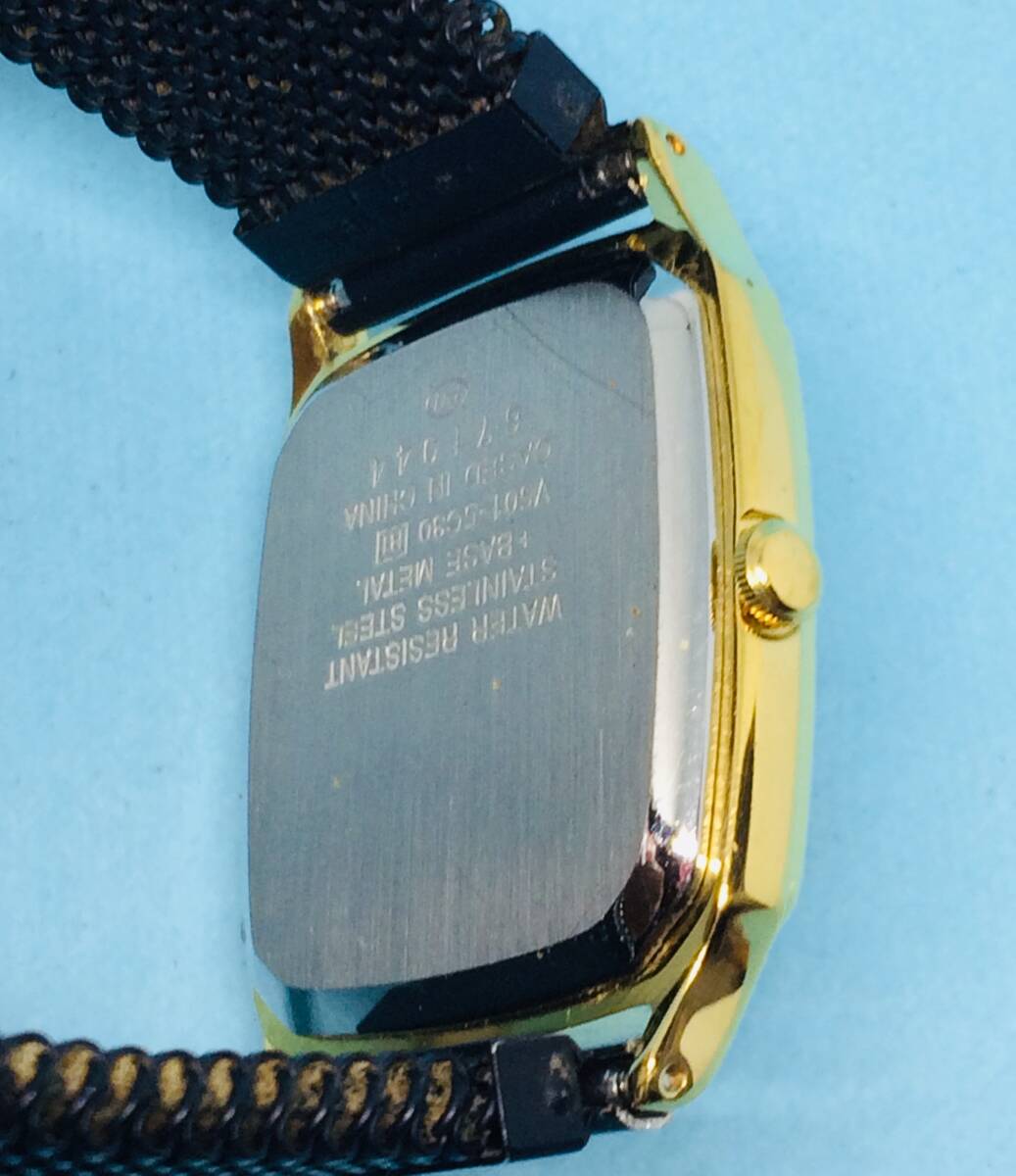 (E30)キリッとした(*'▽')セイコーアルバ・V501（電池交換済み）ゴールド・メンズ腕時計USED（送料全国一律185円）素敵な時計です。_電池交換・クリーニング済み