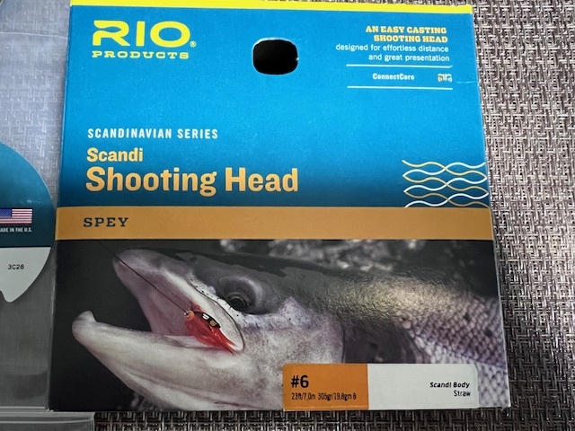 RIO Scandi Shooting Head #6 　リオ　スキャンディ ボディ#６　305gr_画像3