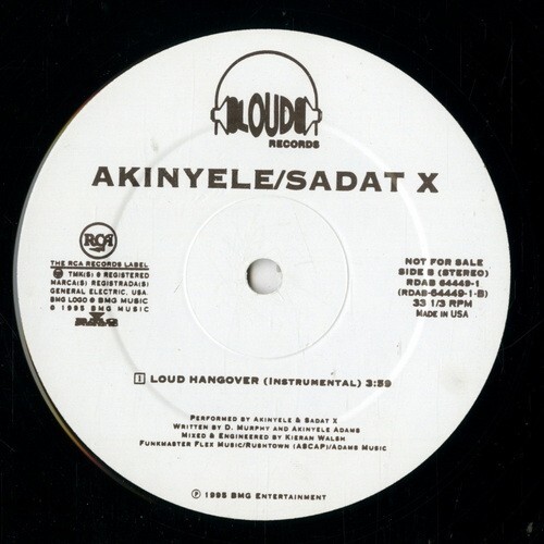 【12INCH】 AKINYELE & SADAT X 「 LOVE HANGOVER 」 ( LOUD 64449 )の画像2