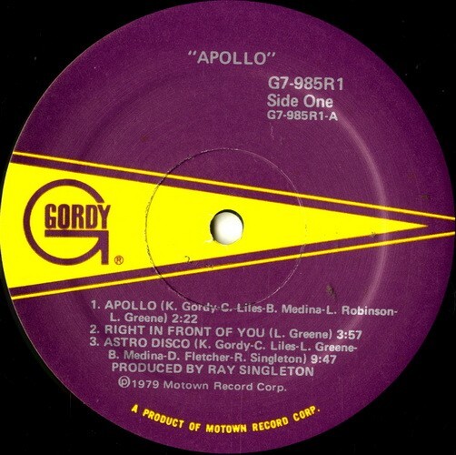 [LP] APOLLO [ APOLLO ] ( GORDY G7-985R1 )