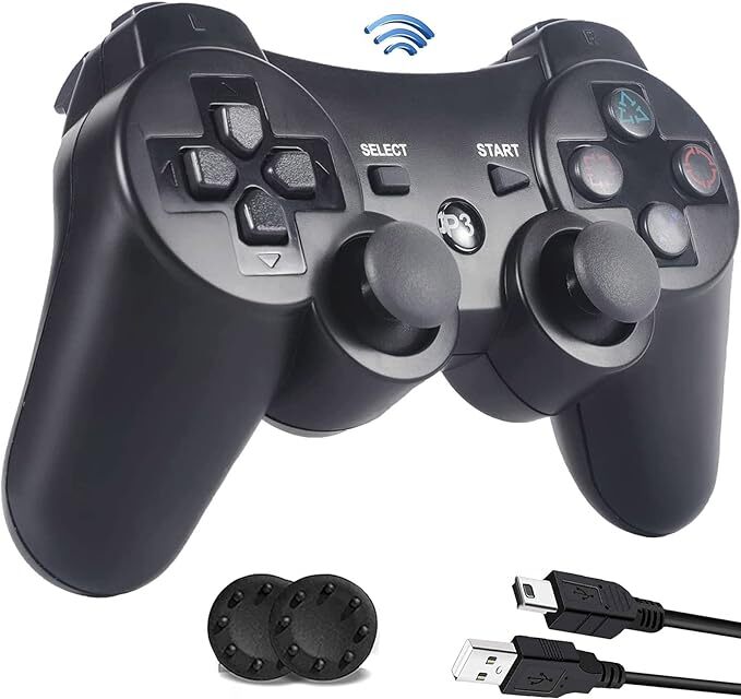 PS3 コントローラー【アップグレード版】DUALSHOCK3用 コントローラー Bluetoothの画像1