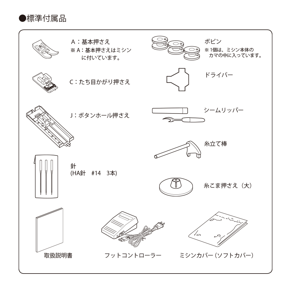 ミシン 初心者 電動ミシン フットコントローラー付きの画像8