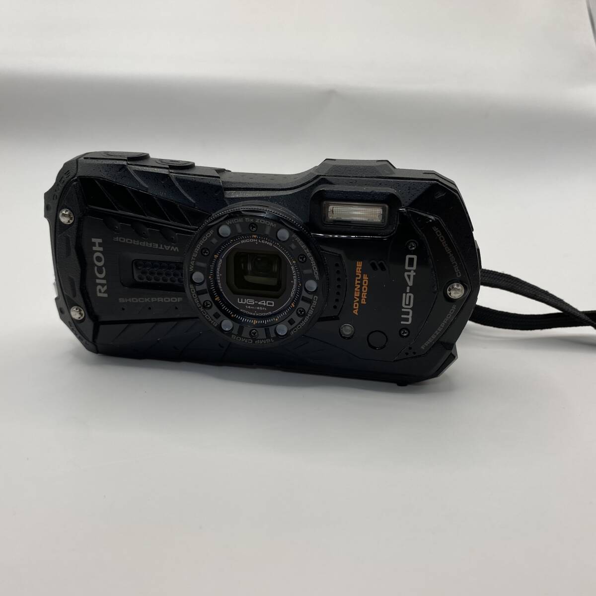 RICOH WG-40 BLACK リコー　防水　防塵　デジタルカメラ_画像1