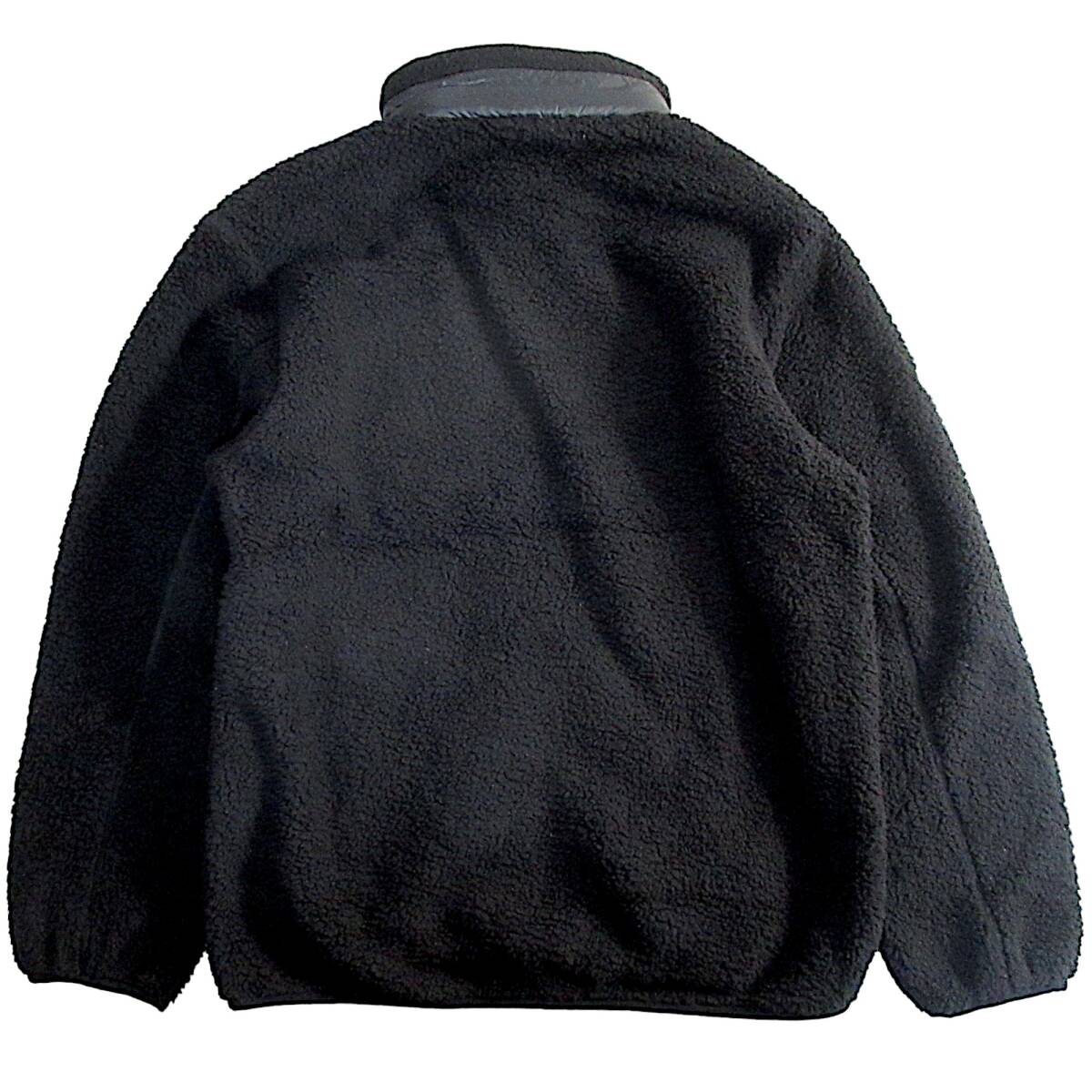【L】新品 モンベル ボアフリースジャケット ミドラージャケット ブルゾン ブラック mont-bell 防風 防寒 保温 アウトドア R145_画像2