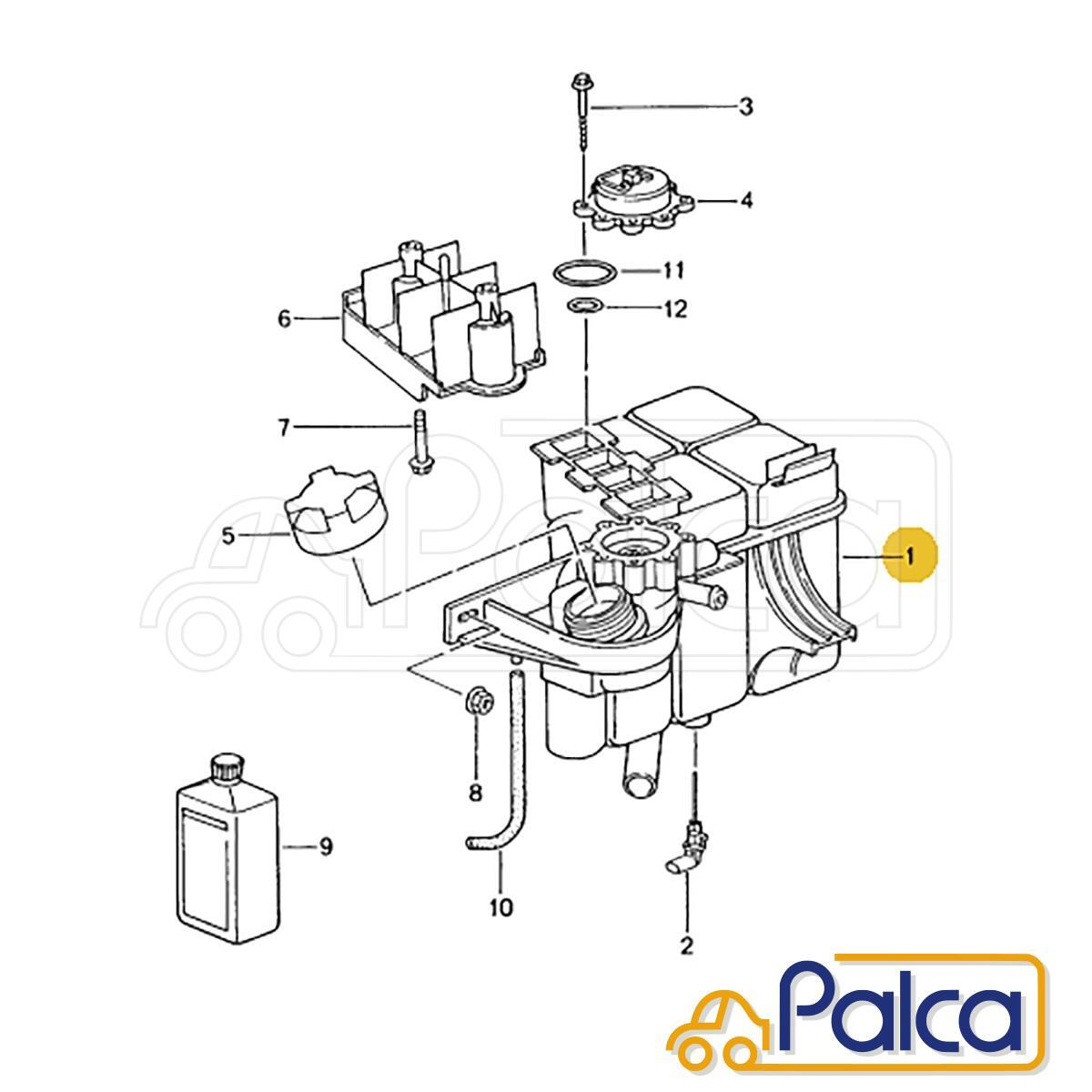 ポルシェ エキスパンションタンク | 911|996/MY2001以降 | 911/997 | URO製 | 99610615704に適合の画像5
