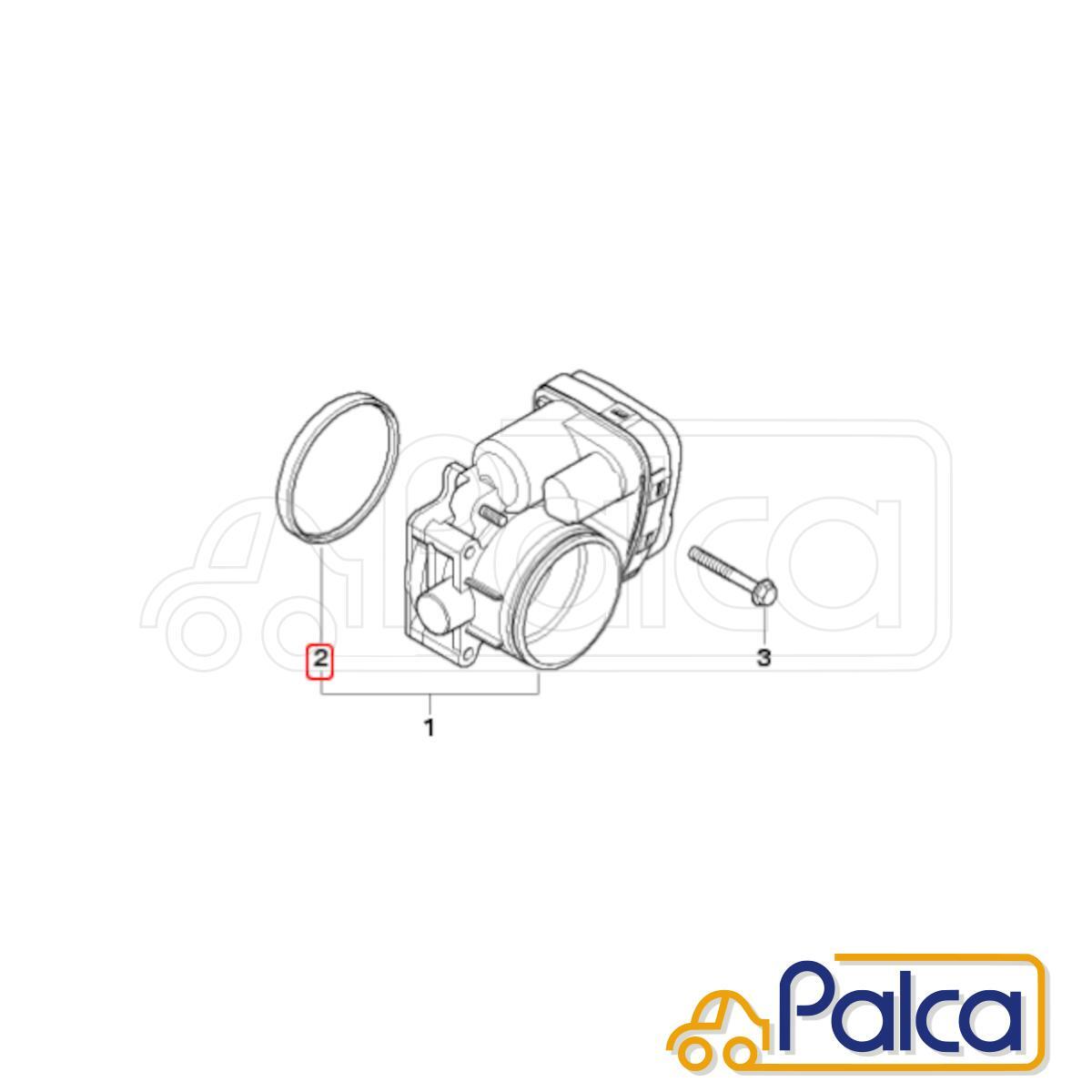 BMW スロットルボディ/バタフライサポート ガスケット X3 E83/3.0i | Z3 E36/2.2i | Z4 E85/2.2i 2.5i_画像2