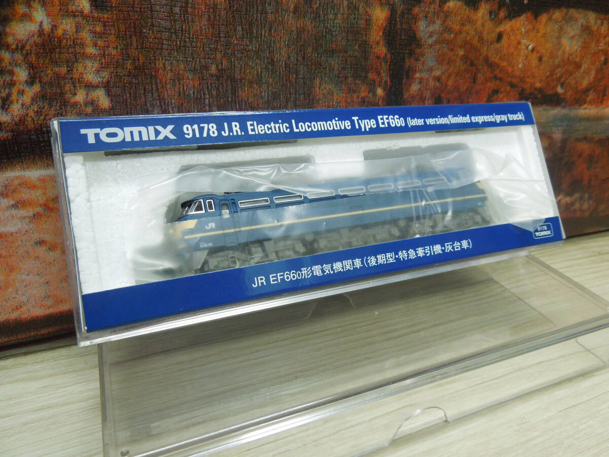 ♪♪美品♪♪TOMIX/JR EF66 0形電気機関車(後期型・特急牽引機・灰台車)/9178♪♪_画像2
