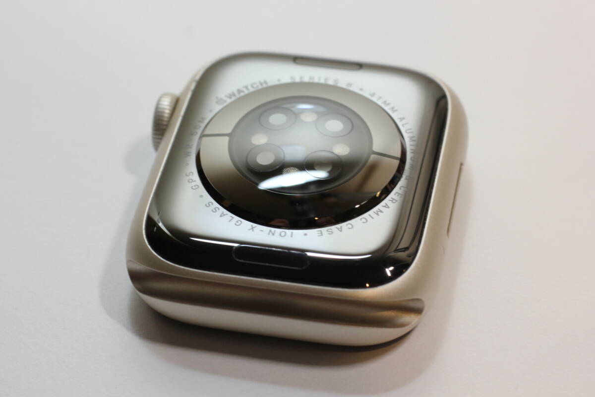 Apple Watch Series 8 アップルウォッチ シリーズ8 41MM MNPD3J/A A2770 32GB 充電状態100％ 美品_画像6