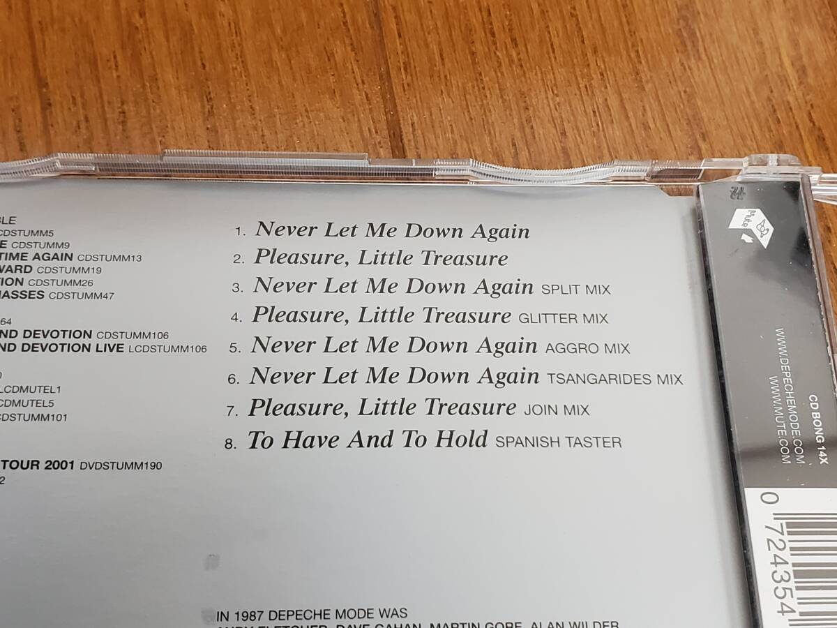 (CD) Depeche Mode●デペッシュ・モード/ Never Let Me Down Again EU盤 2004年再発盤_画像2