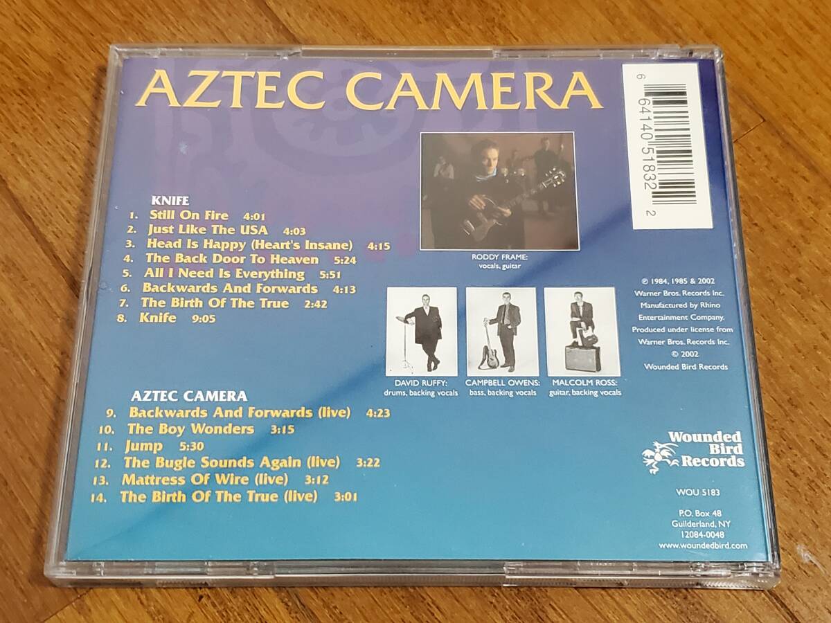 (CD) Aztec Camera●アズテック・カメラ / Knife / Aztec Camera　アメリカ盤　 Roddy Frame_画像2