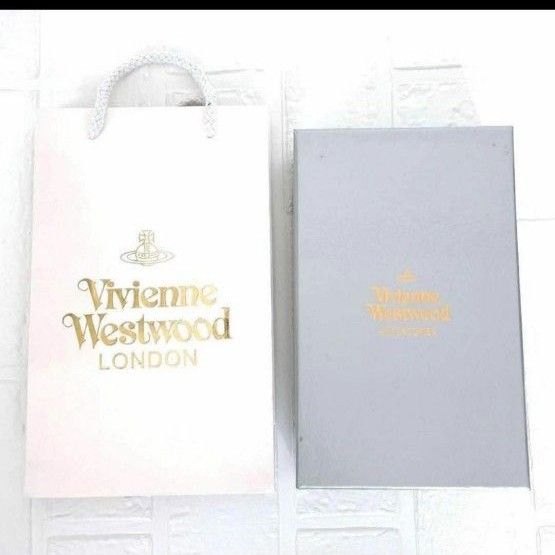 【新品未使用】 Vivienne Westwood ヴィヴィアンウエストウッド 長財布 エナメル ラウンドファスナー オレンジ 