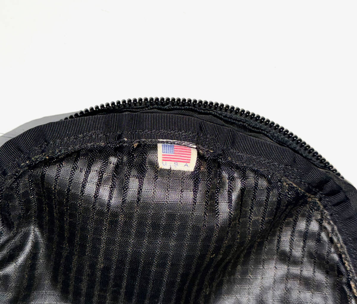 希少 USA製 Early2000s GREGORY Rip-stop Daypack Black オールドグレゴリー デイパック リュックサック バッグパック リップストップの画像8