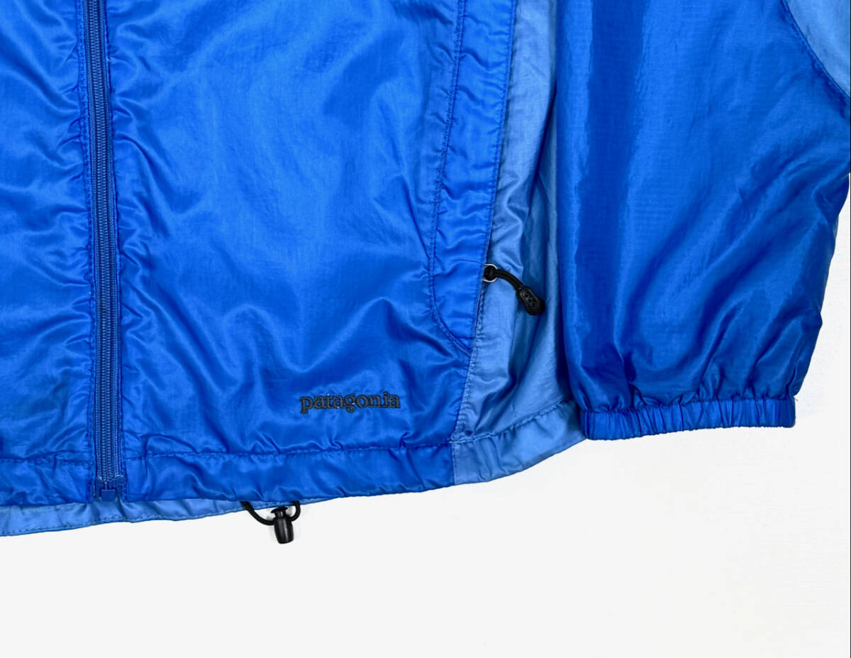 美品 2000s PATAGONIA Nylon jacket XS Blue オールドパタゴニア ナイロンジャケット アウトドア フルジップ_画像6