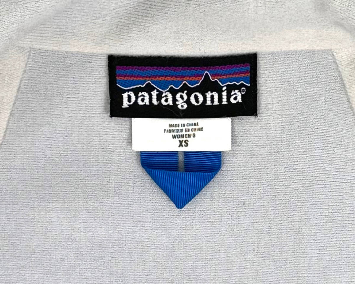 美品 2000s PATAGONIA Nylon jacket XS Blue オールドパタゴニア ナイロンジャケット アウトドア フルジップ_画像4
