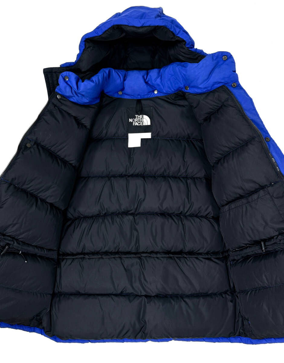 1990s THE NORTH FACE Goose down hoodie L Blue オールドノース 1990s THE NORTH FACE Goose down hoodie L Blue オールドノース
