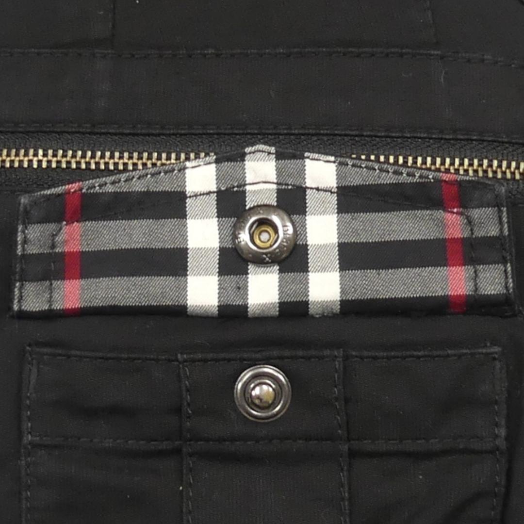 即決★BURBERRY BLACK LABE★W29位 カーゴパンツ 廃盤 バーバリーブラックレーベル メンズ 73 黒 ノバチェック 三陽商会 ナイト刺繍_画像8