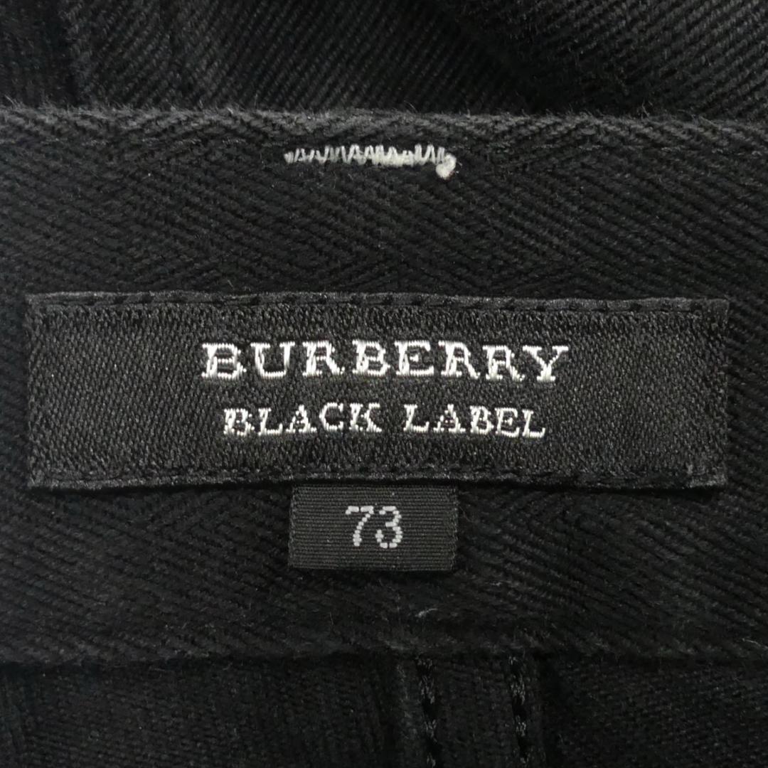 即決★BURBERRY BLACK LABE★W31位 パンツ 廃盤 バーバリーブラックレーベル 黒 ノバチェック シャドーチェック フラップポケット 刺繍_画像9