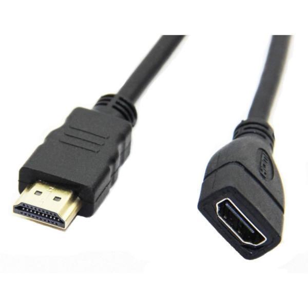 (di) HDMI 延長ケーブル 1.5m オス-メス_画像1