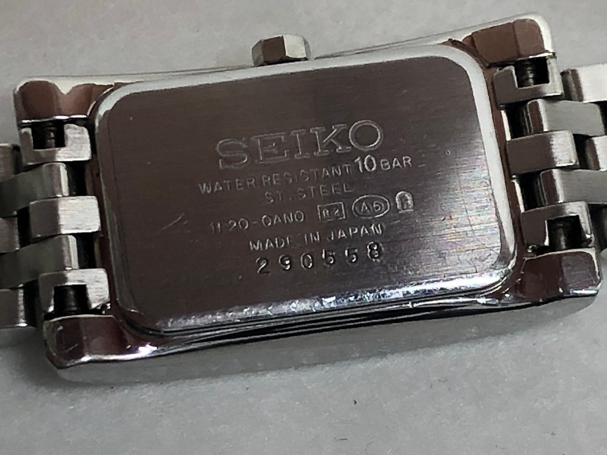 【稼働品】SEIKO セイコー EXCELINE エクセリーヌ レディース 腕時計 1F20-0AN0 クォーツ_画像6