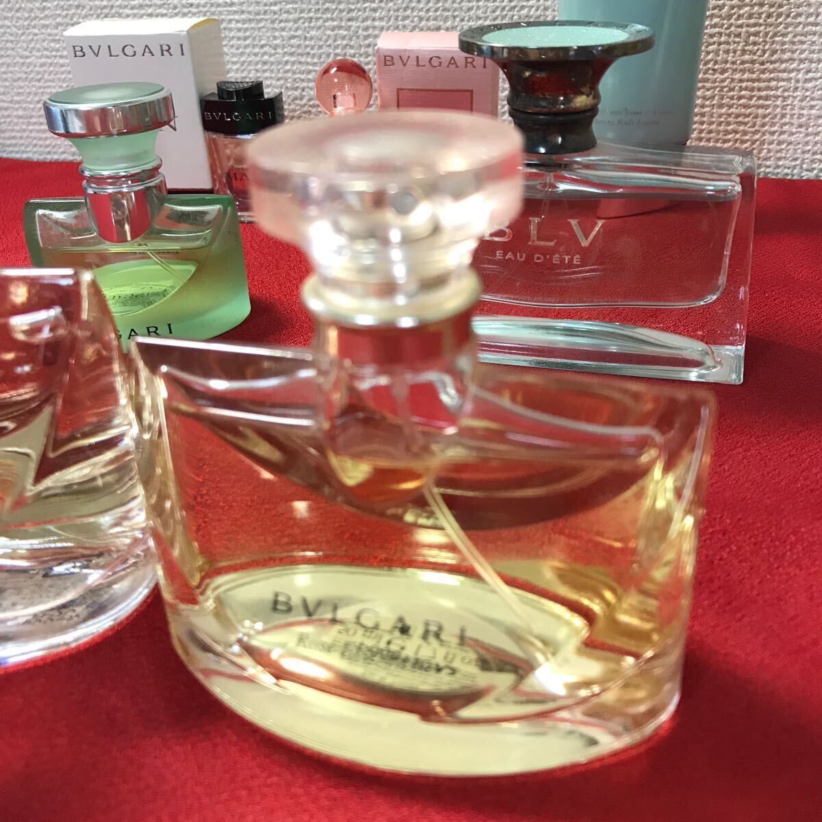 ☆1円〜BVLGARI ブルガリ 香水 オードトワレまとめ 当時物 ローズ ロゼ 管理番号700 ゆうパック820円_画像3