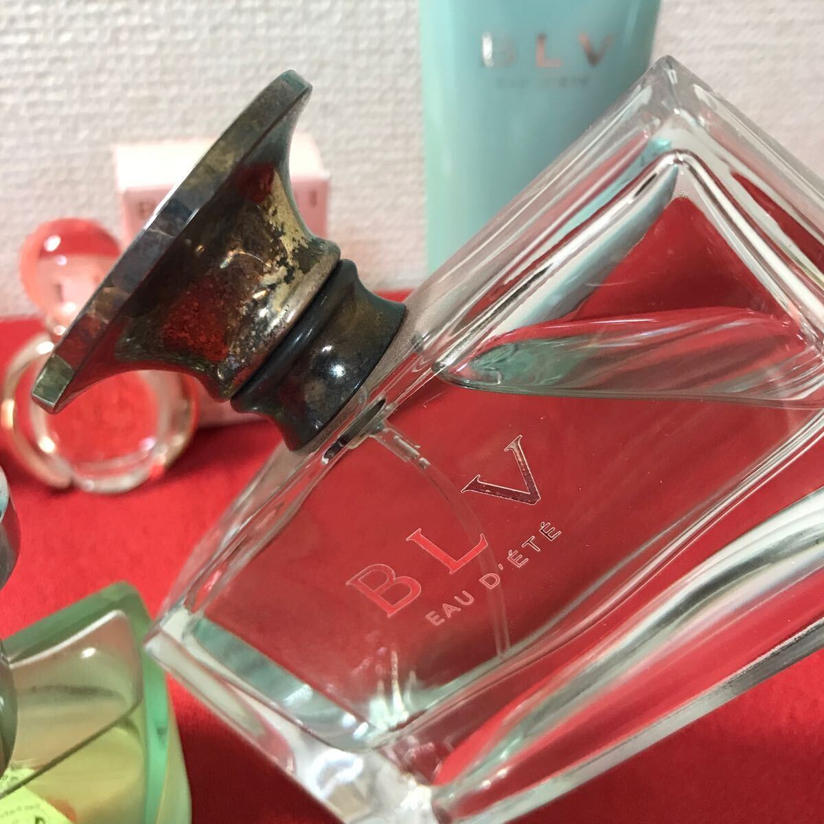 ☆1円〜BVLGARI ブルガリ 香水 オードトワレまとめ 当時物 ローズ ロゼ 管理番号700 ゆうパック820円_画像8