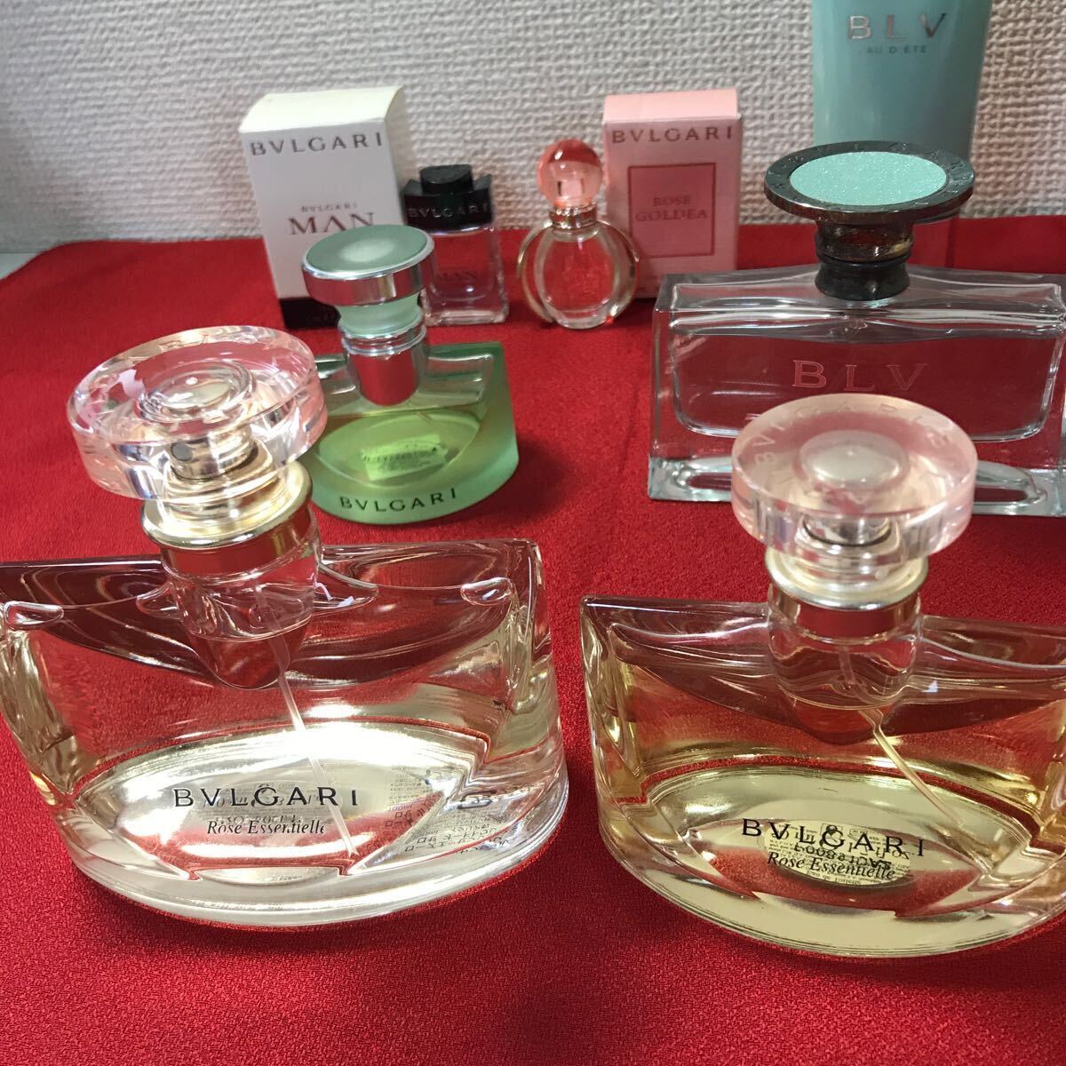 ☆1円〜BVLGARI ブルガリ 香水 オードトワレまとめ 当時物 ローズ ロゼ 管理番号700 ゆうパック820円_画像4