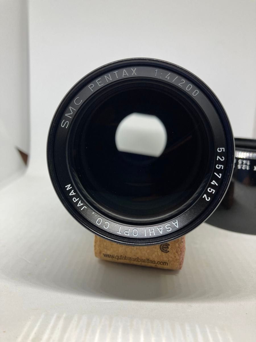 SMC PENTAX 200mm F4 単焦点レンズ レンズフード付き